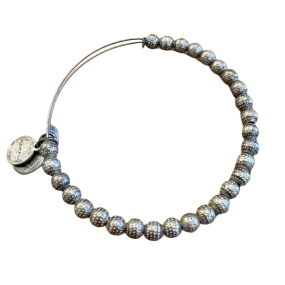 Alex and Ani Silver Beaded Bracelet